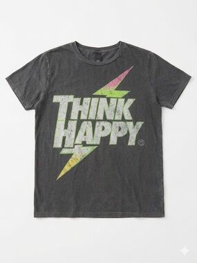 Pixie Lane “Think Happy” Graphic Tee Size L